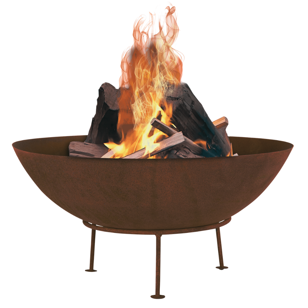 large outdoor fire pit