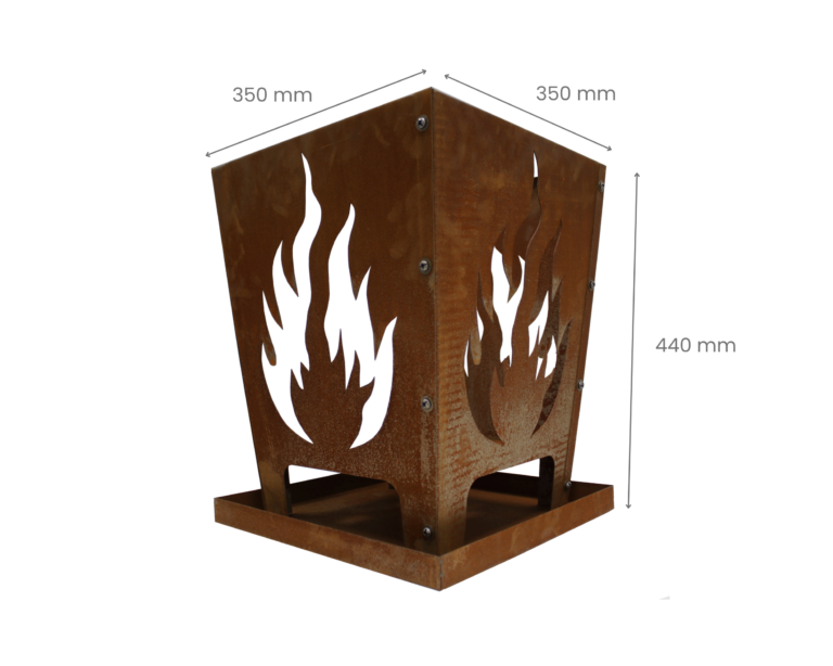 outdoor fire pit basket